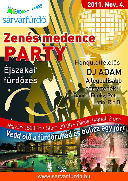 S&aacute;rv&aacute;r, &eacute;jszakai f&uuml;rd&eacute;s, 2011. november 4.